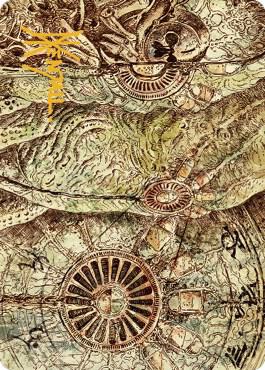 Phyrexian Processor Art Card (Gold-Stamped Signature) 70 card from Art Series: The Brothers' War