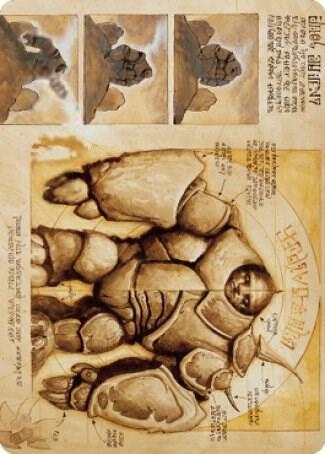 Precursor Golem Art Card 72 card from Art Series: The Brothers' War