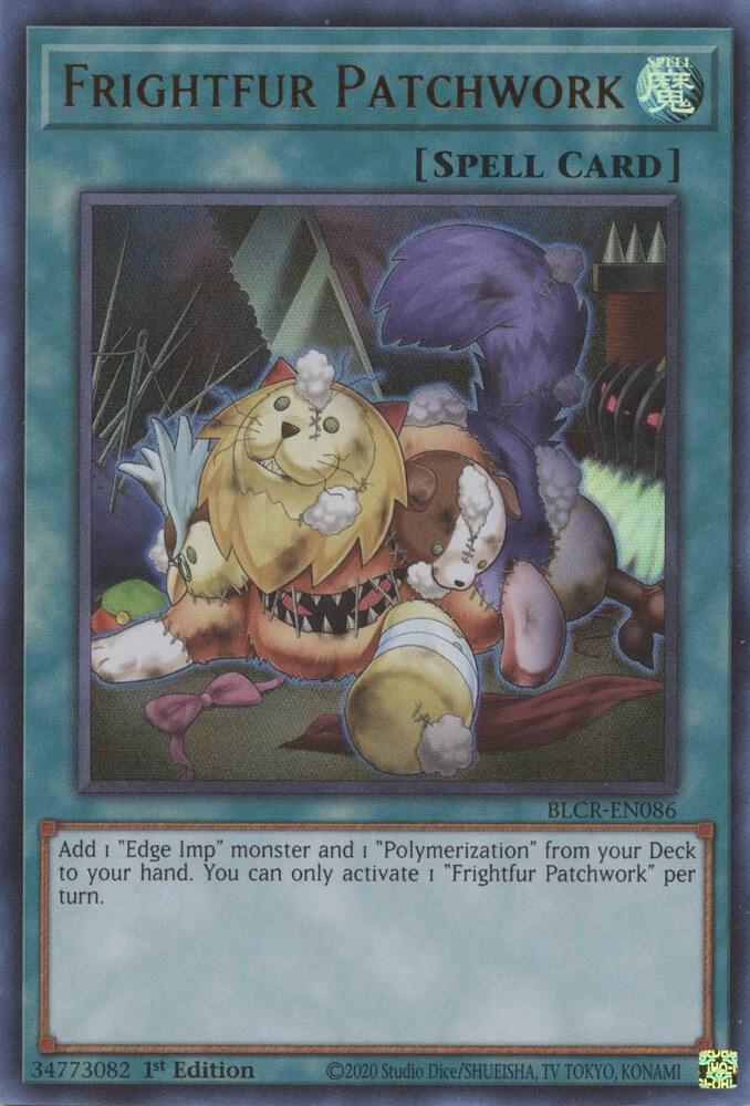 Frightfur Patchwork BLCR-EN086 card from Battles of Legend: Crystal Revenge