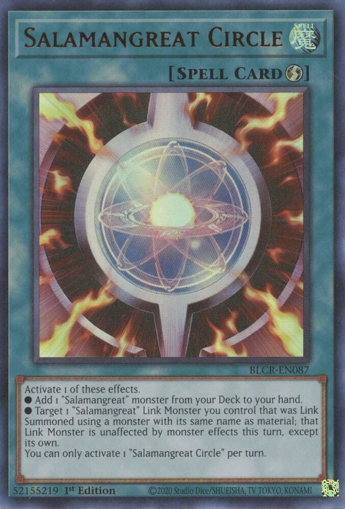 Salamangreat Circle BLCR-EN087 card from Battles of Legend: Crystal Revenge