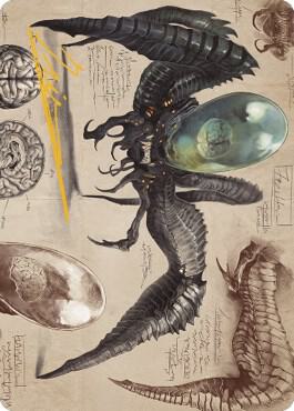 Psychosis Crawler Art Card (Gold-Stamped Signature) 73 card from Art Series: The Brothers' War