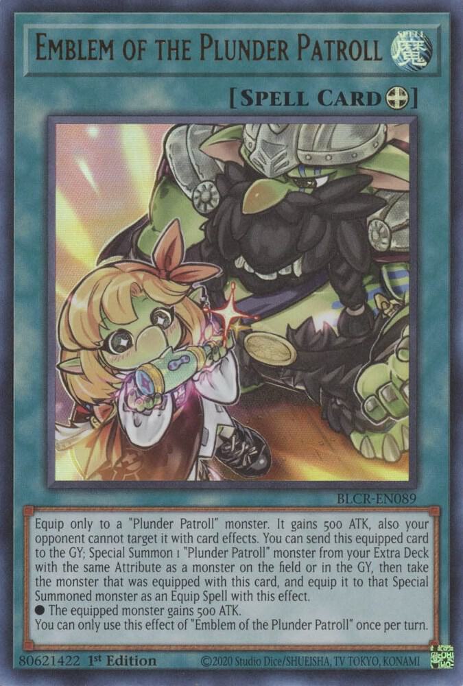 Emblem of the Plunder Patroll BLCR-EN089 card from Battles of Legend: Crystal Revenge