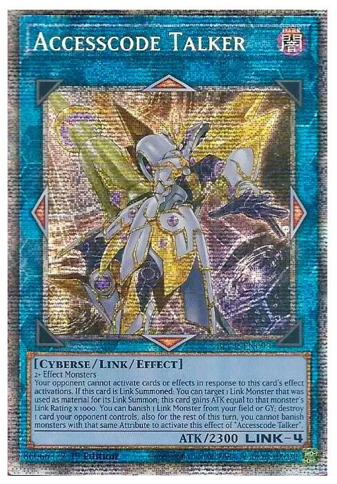 Accesscode Talker (Starlight Rare) BLCR-EN093 card from Battles of Legend: Crystal Revenge