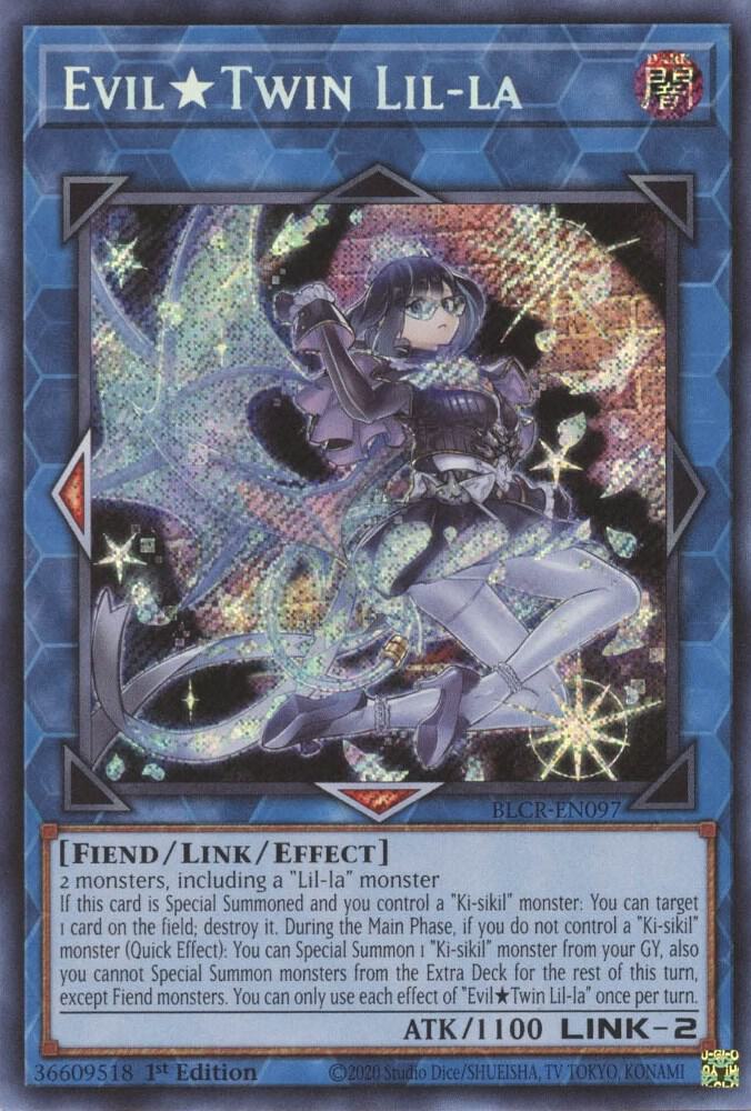 Evil Twin Lil-la BLCR-EN097 card from Battles of Legend: Crystal Revenge