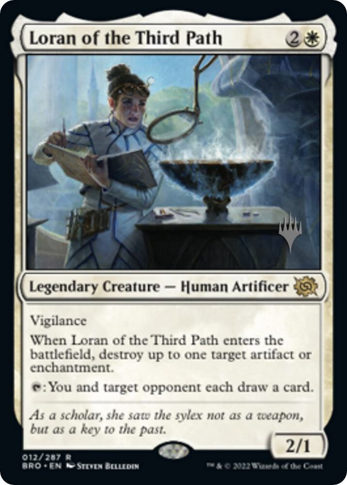Loran of the Third Path 12 card from Promo Pack: The Brothers' War