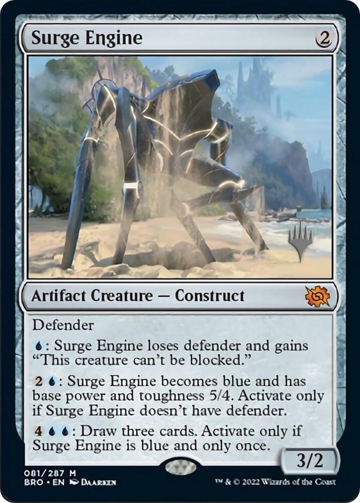 Surge Engine 81 card from Promo Pack: The Brothers' War