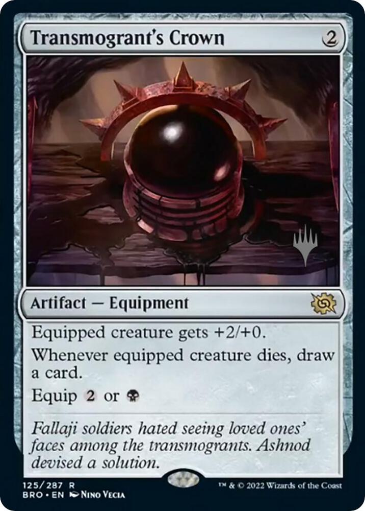 Transmogrant's Crown 125 card from Promo Pack: The Brothers' War