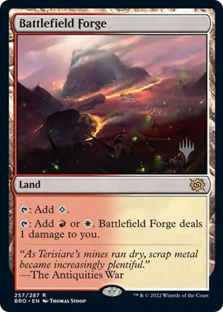 Battlefield Forge 257 card from Promo Pack: The Brothers' War