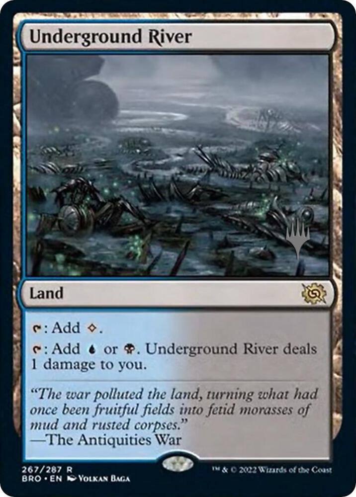 Underground River 267 card from Promo Pack: The Brothers' War