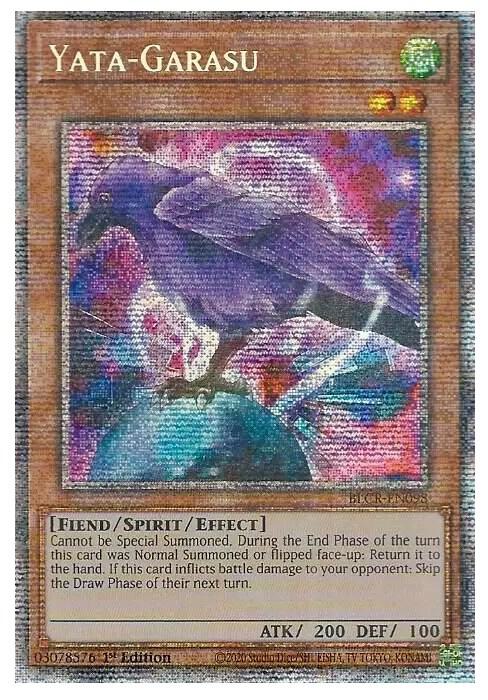 Yata-Garasu (Starlight Rare) BLCR-EN098 card from Battles of Legend: Crystal Revenge