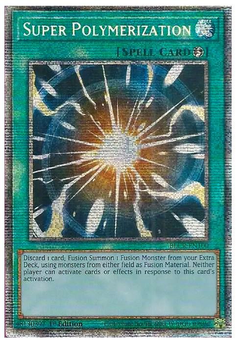 Super Polymerization (Starlight Rare) BLCR-EN100 card from Battles of Legend: Crystal Revenge