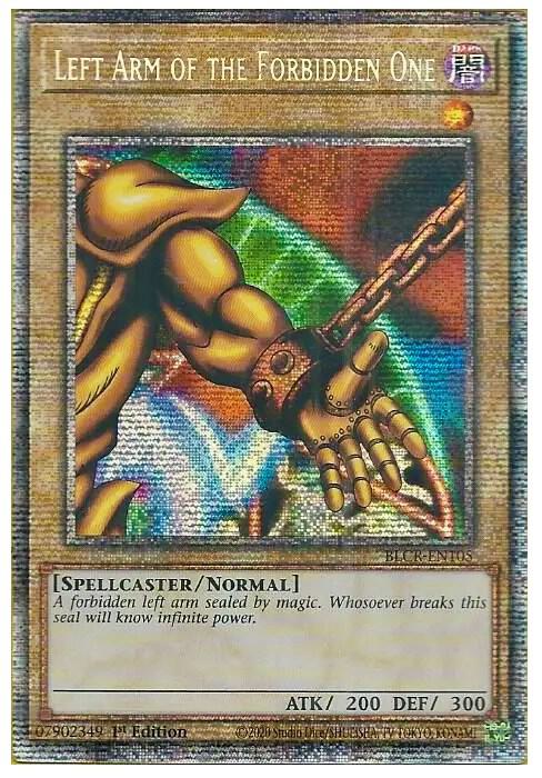 Left Arm of the Forbidden One (Starlight Rare) BLCR-EN105 card from Battles of Legend: Crystal Revenge