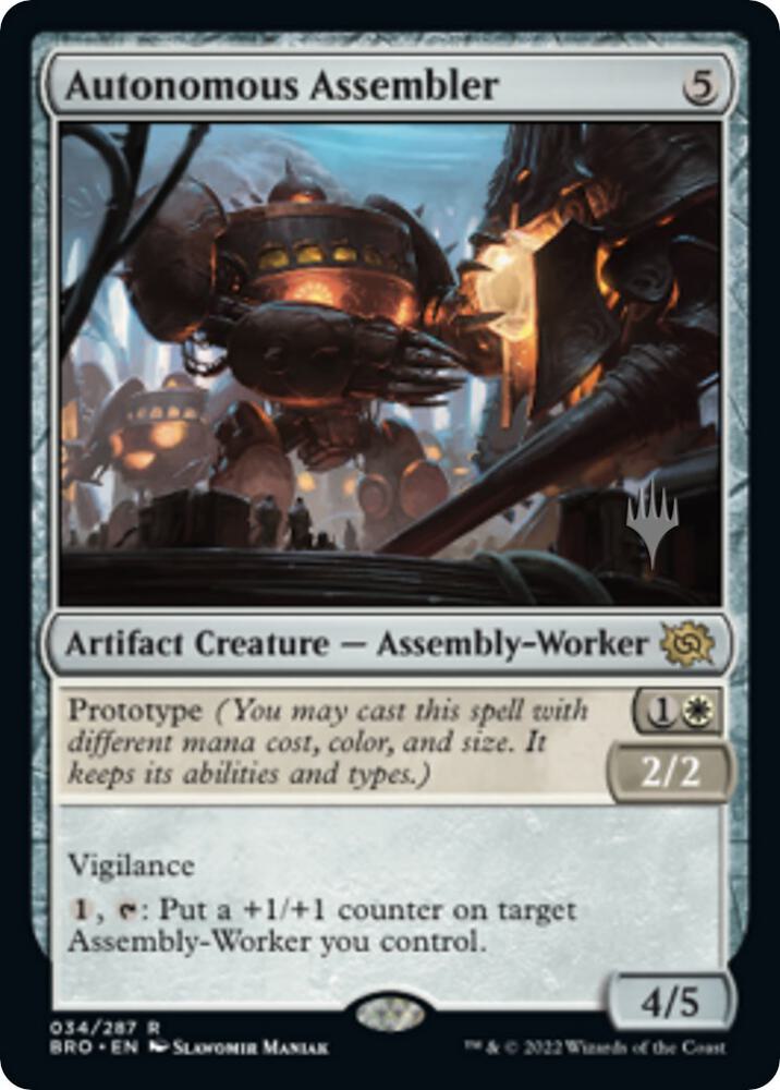 Autonomous Assembler 34 card from Promo Pack: The Brothers' War