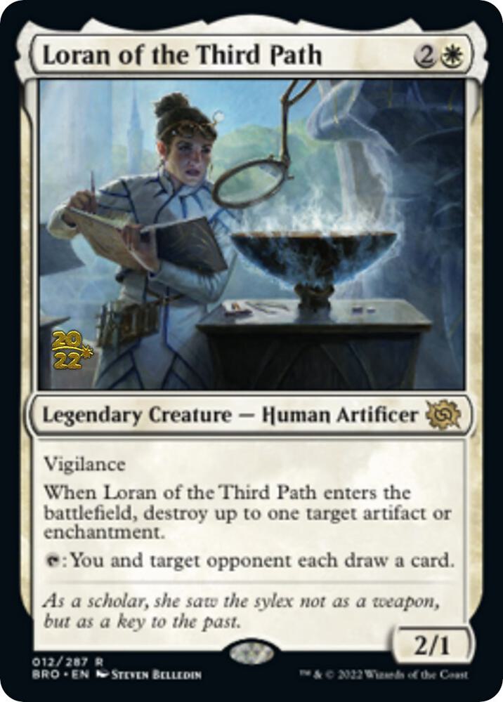 Loran of the Third Path 12 card from Prerelease Cards