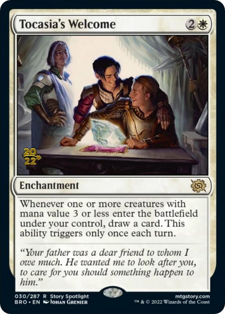 Tocasia's Welcome 30 card from Prerelease Cards