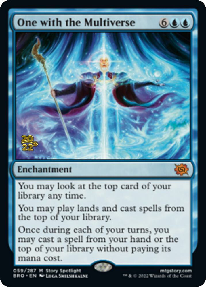 One with the Multiverse 59 card from Prerelease Cards
