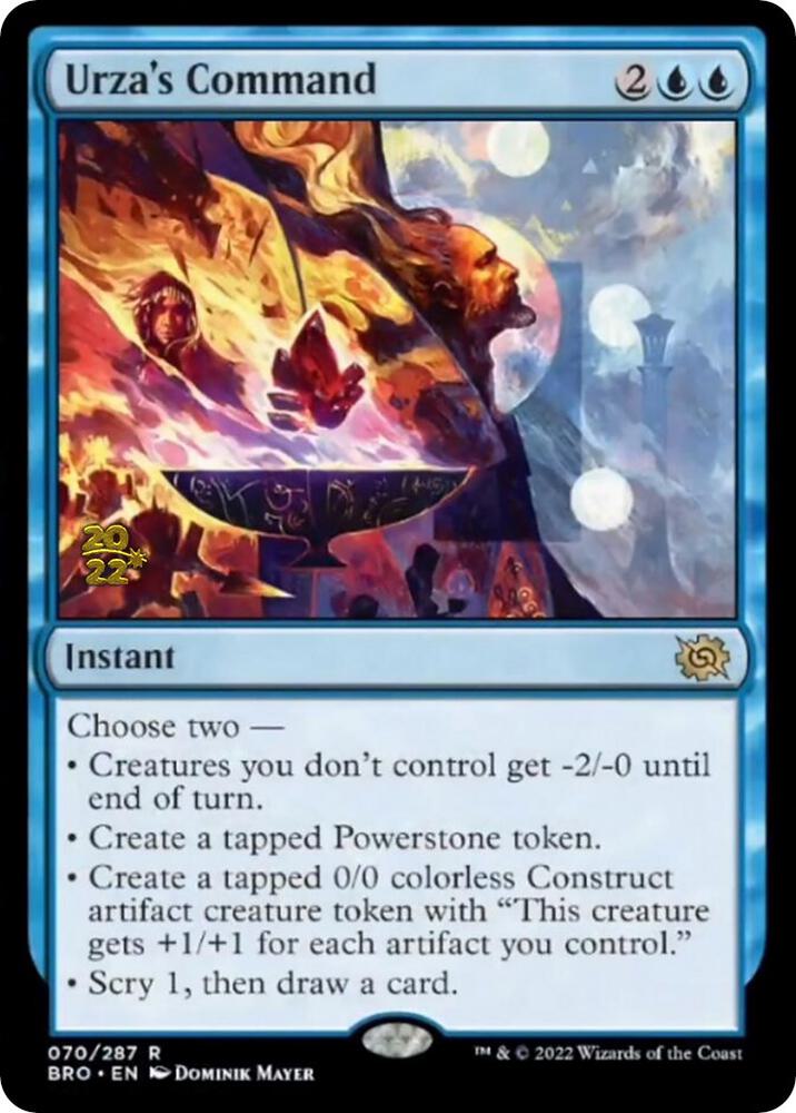 Urza's Command 70 card from Prerelease Cards