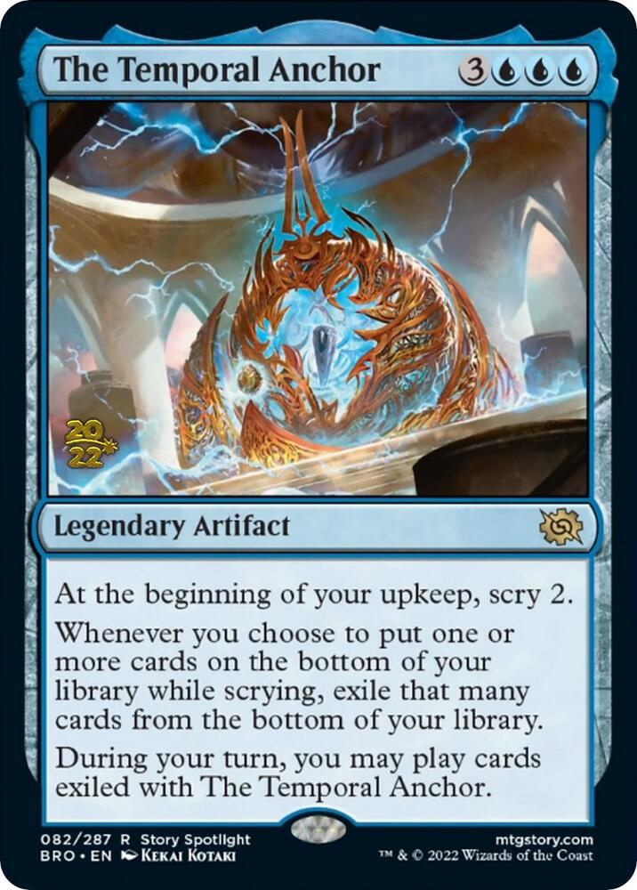 The Temporal Anchor 82 card from Prerelease Cards