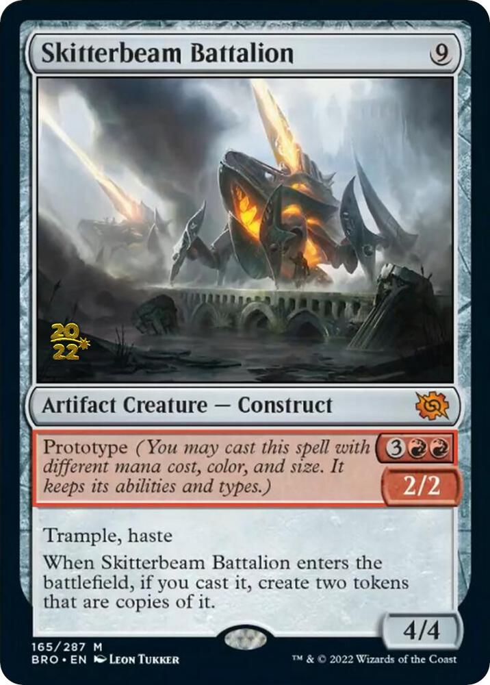 Skitterbeam Battalion 165 card from Prerelease Cards