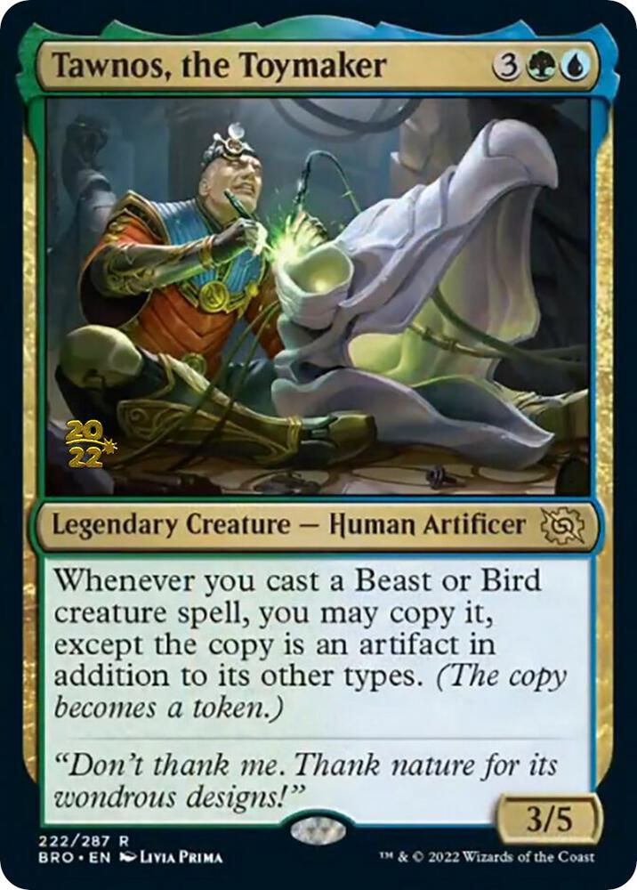 Tawnos, the Toymaker 222 card from Prerelease Cards