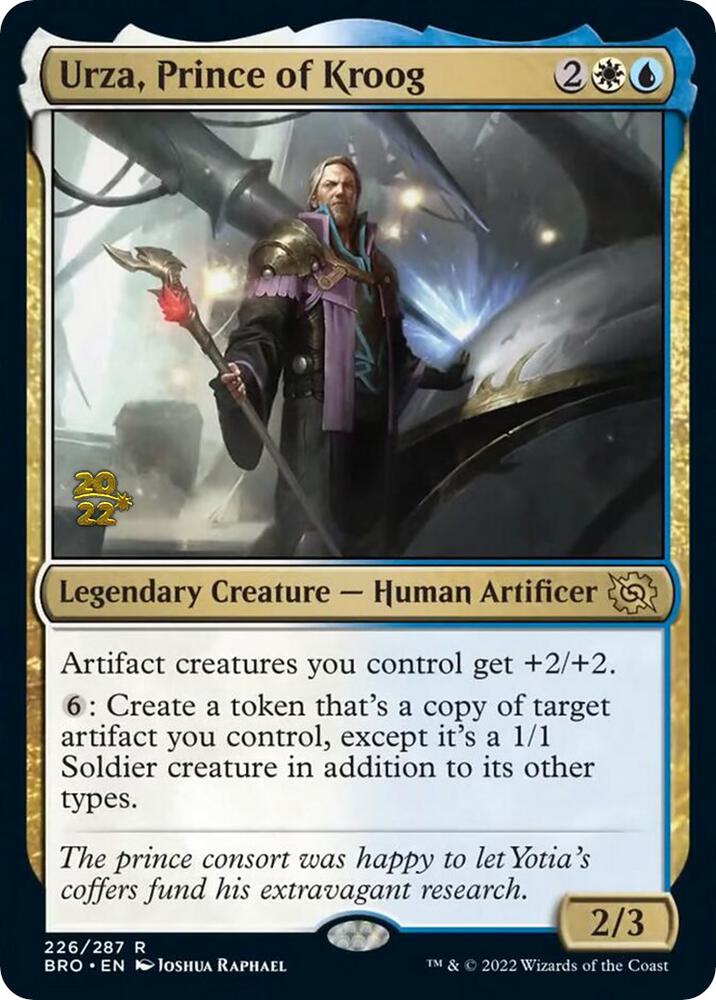 Urza, Prince of Kroog 226 card from Prerelease Cards