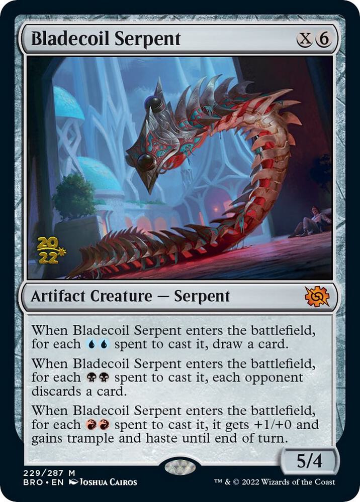 Bladecoil Serpent 229 card from Prerelease Cards