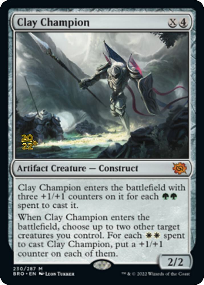 Clay Champion 230 card from Prerelease Cards