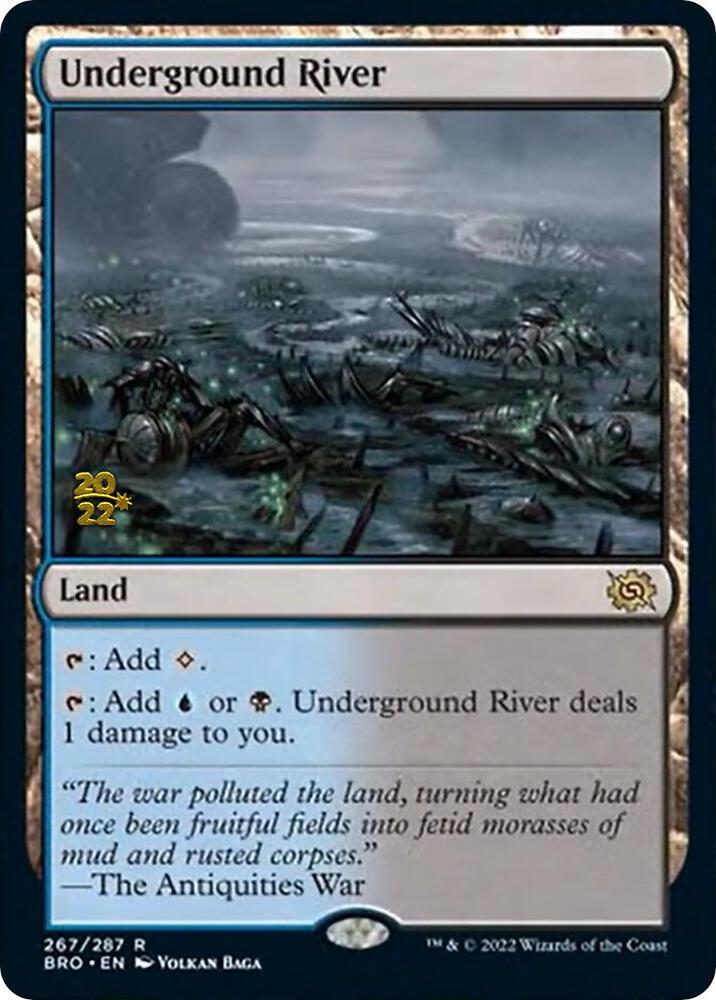 Underground River 267 card from Prerelease Cards