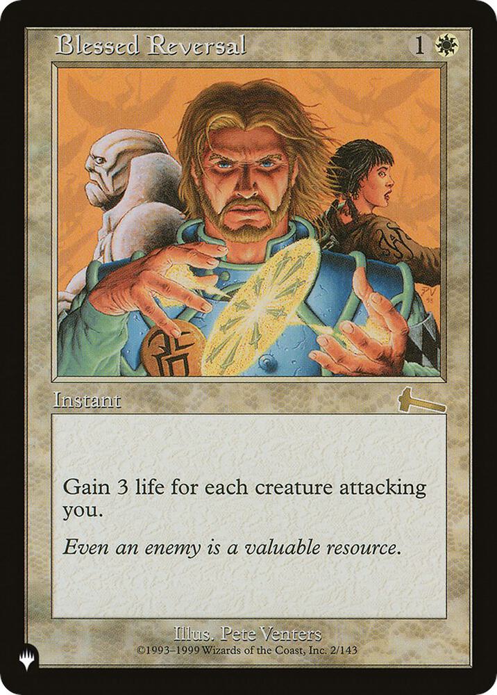 Blessed Reversal 2/143 card from The List Reprints