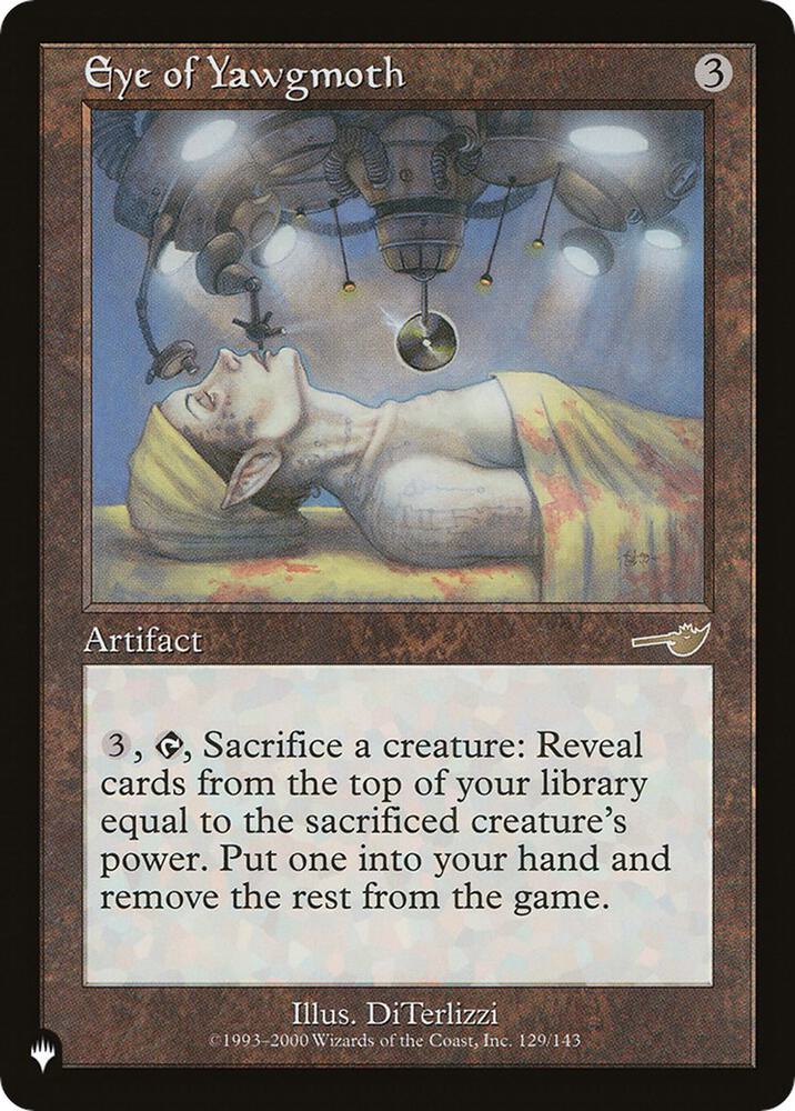 Eye of Yawgmoth 129/143 card from The List Reprints