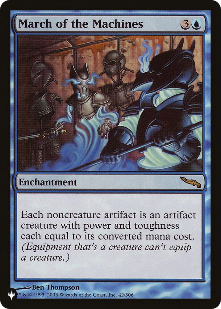 March of the Machines 42/306 card from The List Reprints