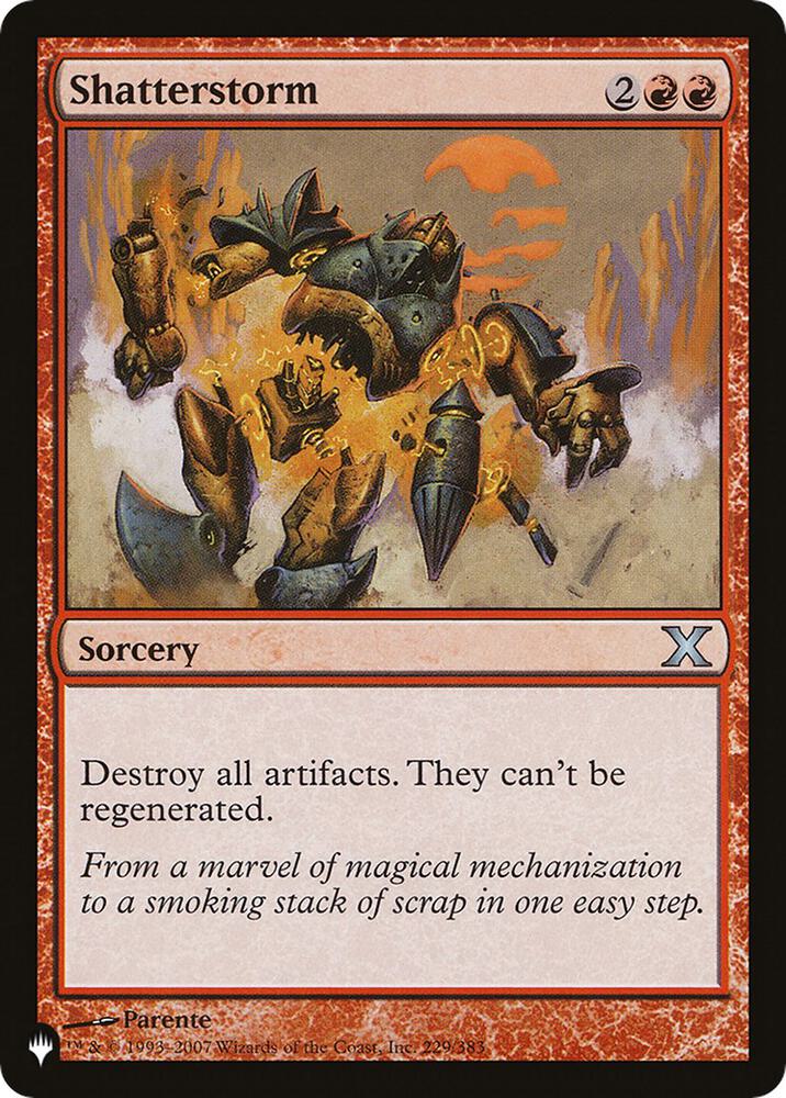 Shatterstorm 229/383 card from The List Reprints