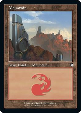 Mountain (Retro Frame) 36 card from Commander: The Brothers' War