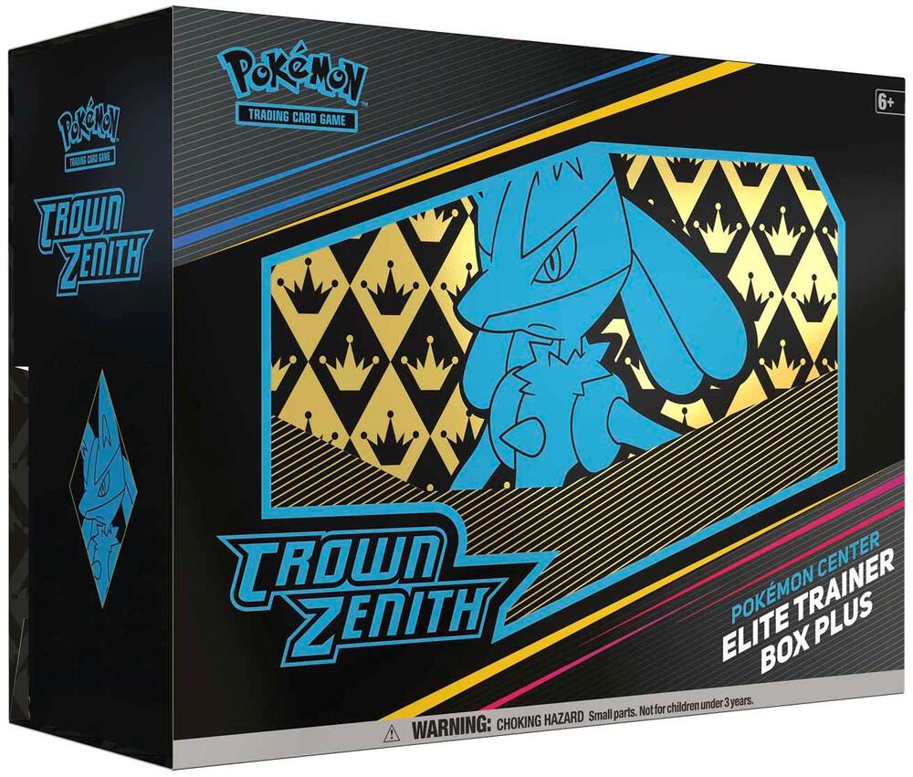 Crown Zenith Pokemon Center Elite Trainer Box Plus card from Crown Zenith