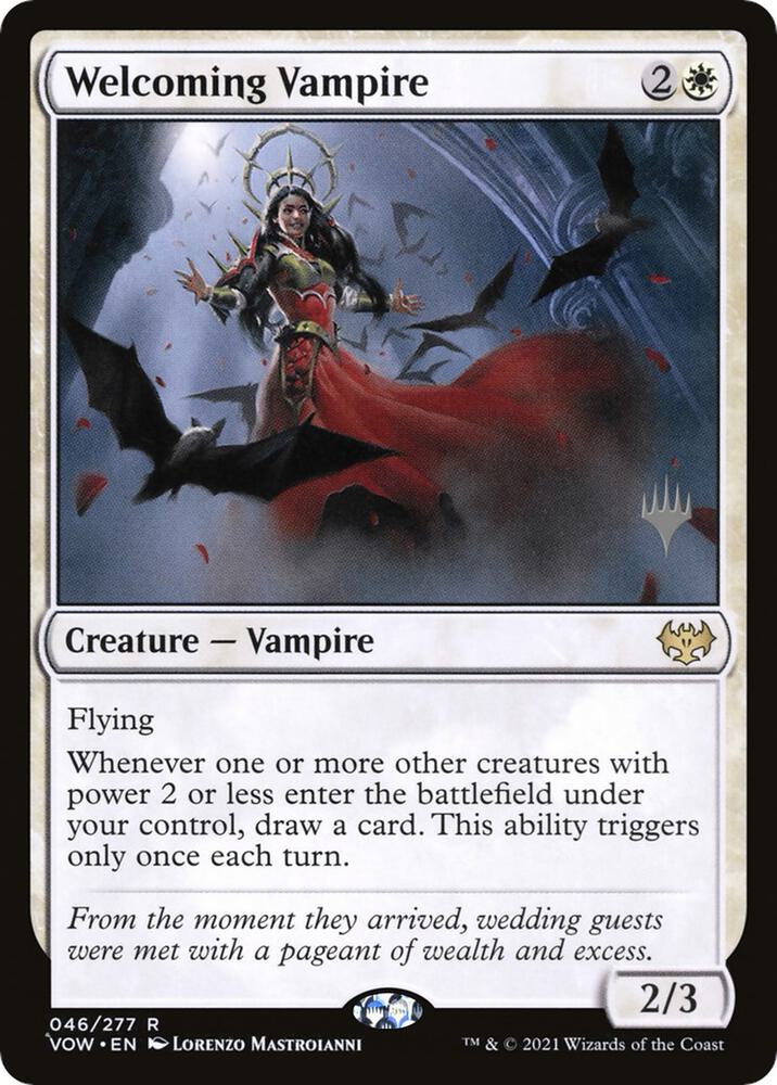 Welcoming Vampire 46 card from Promo Pack: The Brothers' War