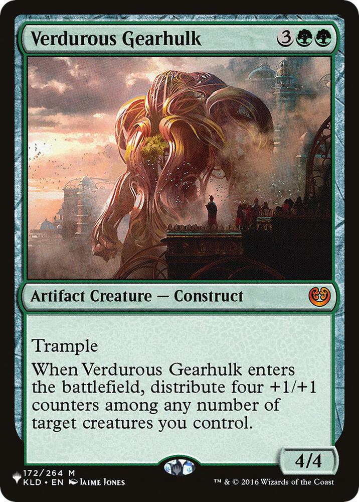 Verdurous Gearhulk 172/264 card from The List Reprints