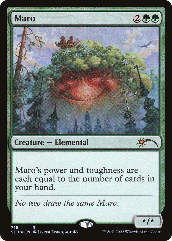Maro 718 card from Secret Lair Drop Series