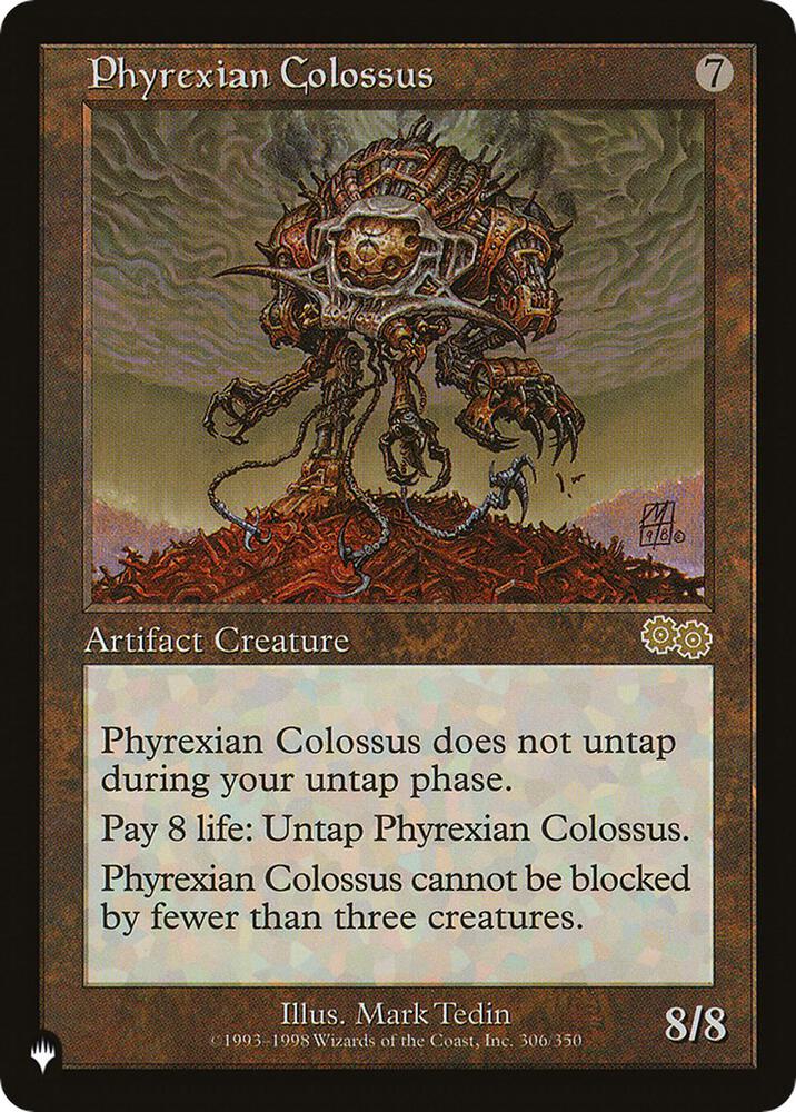 Phyrexian Colossus 305/350 card from The List Reprints