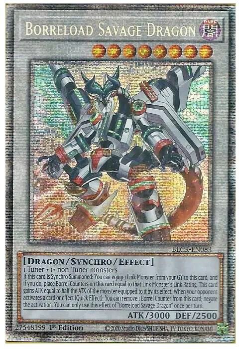Borreload Savage Dragon (Starlight Rare) BLCR-EN083 card from Battles of Legend: Crystal Revenge