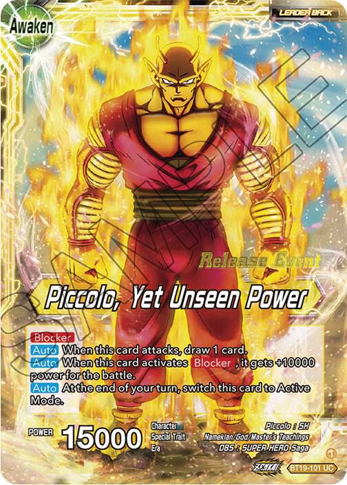 Piccolo // Piccolo, Yet Unseen Power (Fighter's Ambition Holiday Pack) BT19-101 card from Tournament Promotion Cards