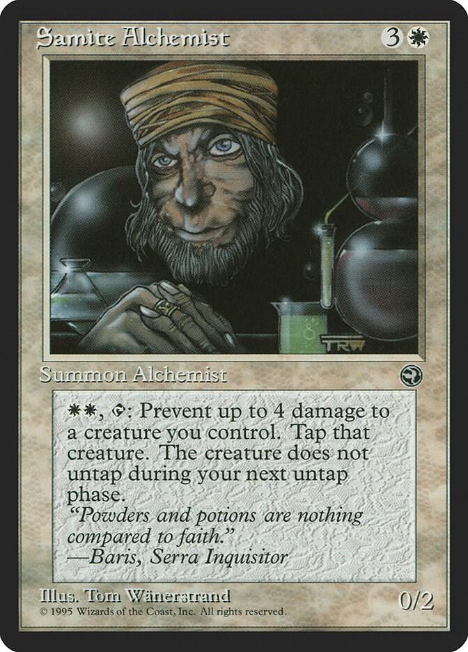 Samite Alchemist 13 card from Homelands