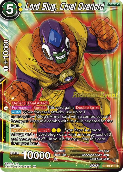 Lord Slug, Cruel Overlord (Fighter's Ambition Holiday Pack) BT19-113 card from Tournament Promotion Cards