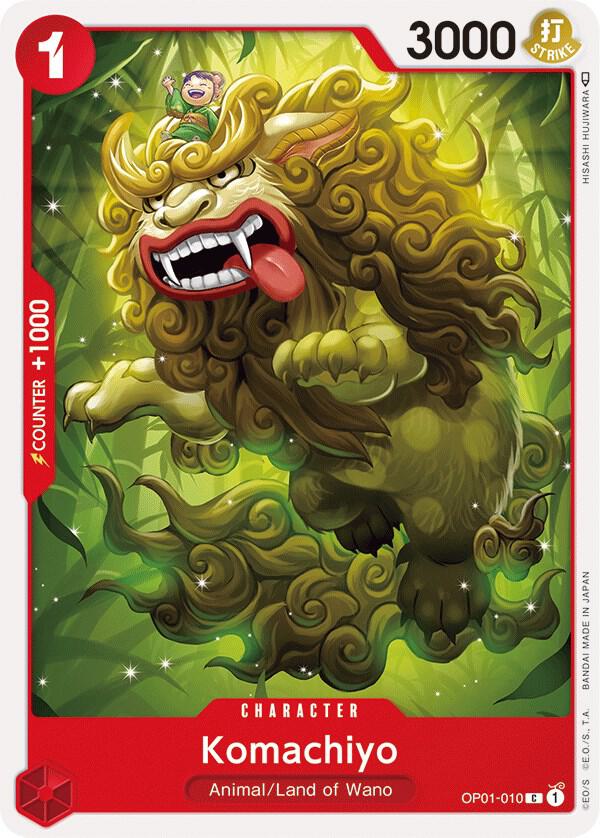Komachiyo OP01-010 card from Romance Dawn