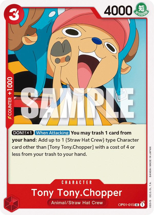 Tony Tony.Chopper OP01-015 card from Romance Dawn