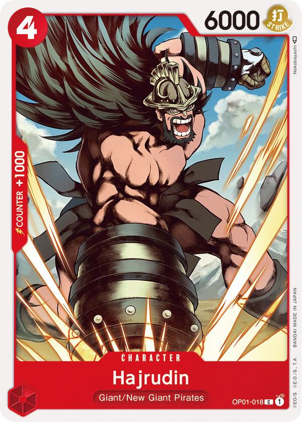 Hajrudin OP01-018 card from Romance Dawn