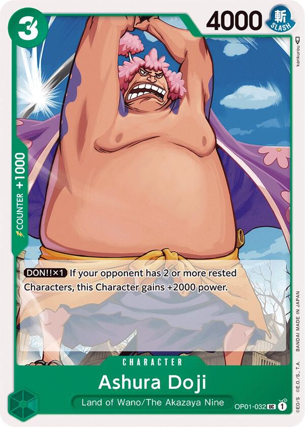 Ashura Doji OP01-032 card from Romance Dawn