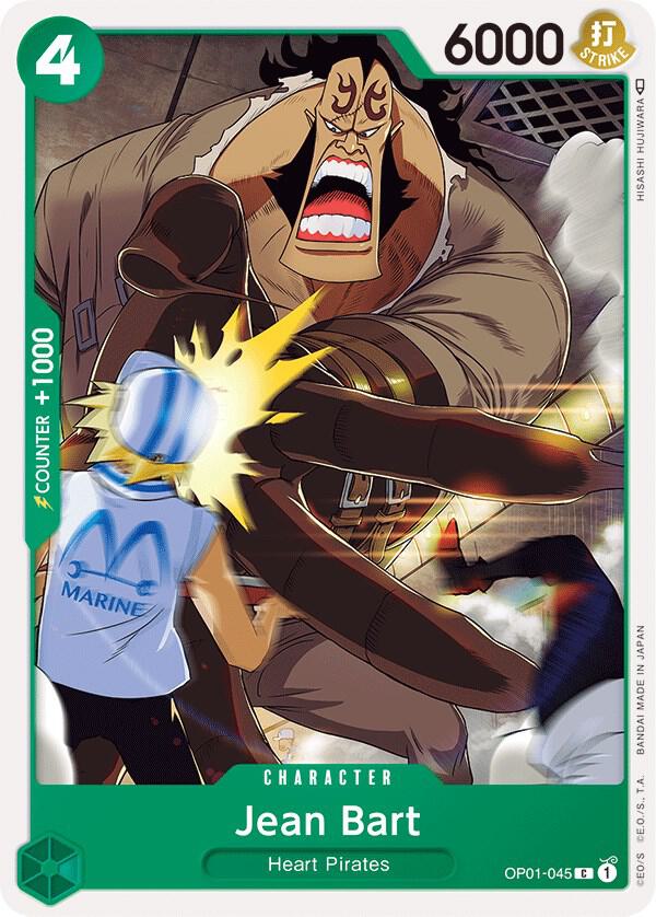 Jean Bart OP01-045 card from Romance Dawn
