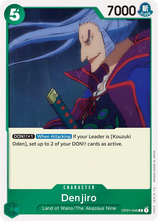 Denjiro OP01-046 card from Romance Dawn