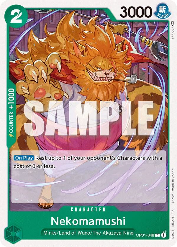 Nekomamushi OP01-048 card from Romance Dawn