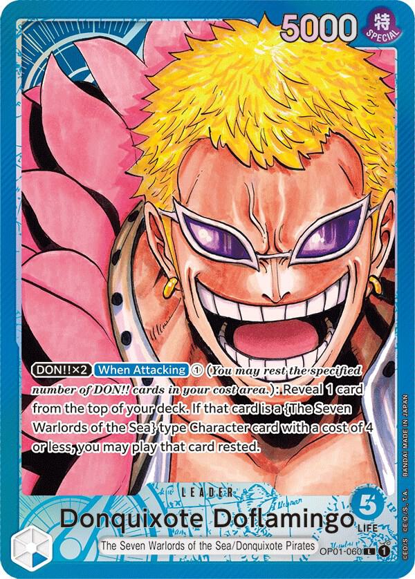 Donquixote Doflamingo (Parallel) OP01-060 card from Romance Dawn